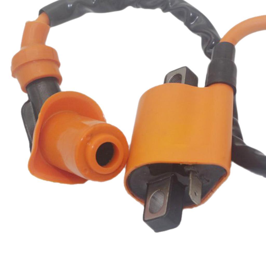 Motorcycle Performance Ignition Coil for Honda CG125 200cc 250cc - Orange