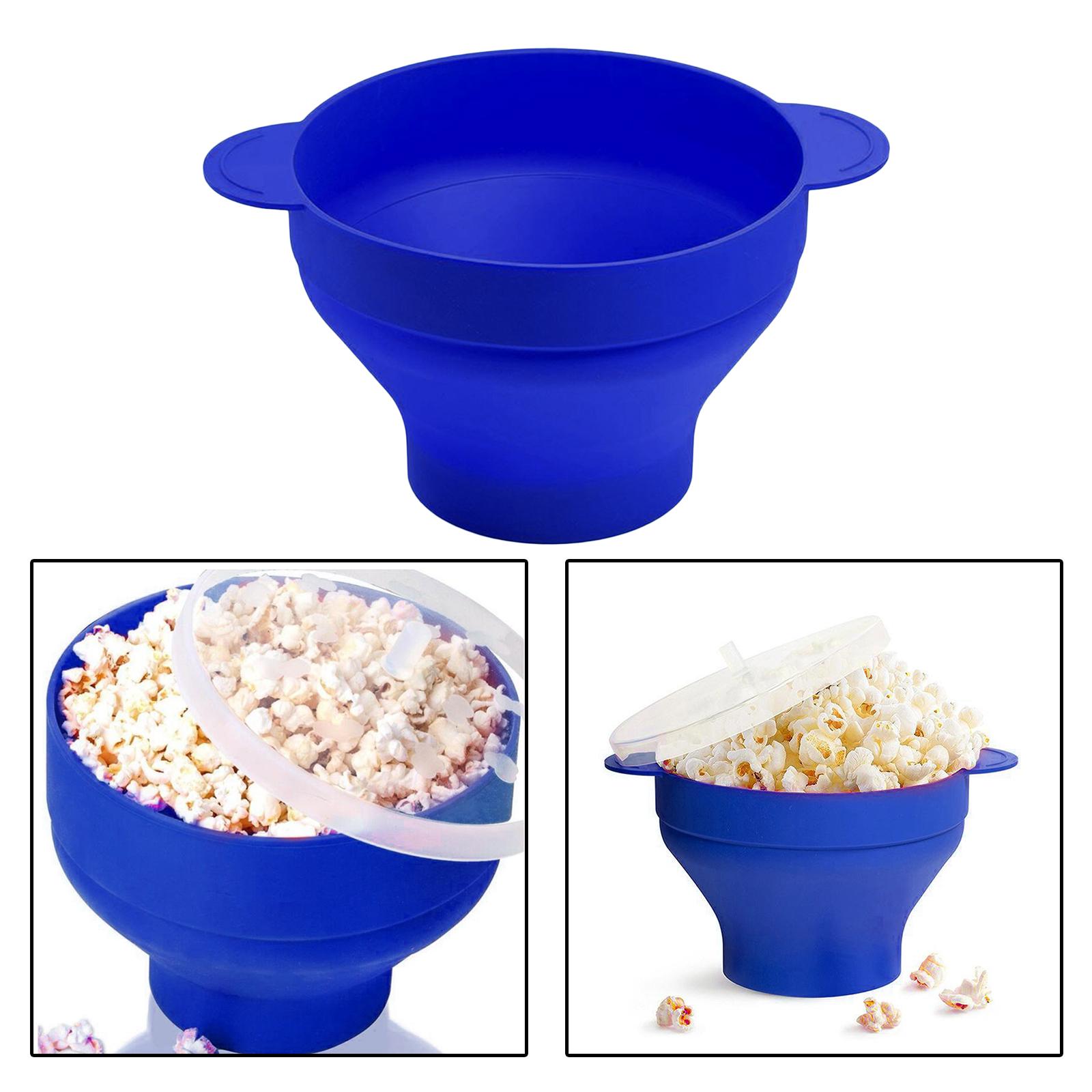 Microwave Popcorn Maker Pop Corn Collapsible Silicone Bowl Container
