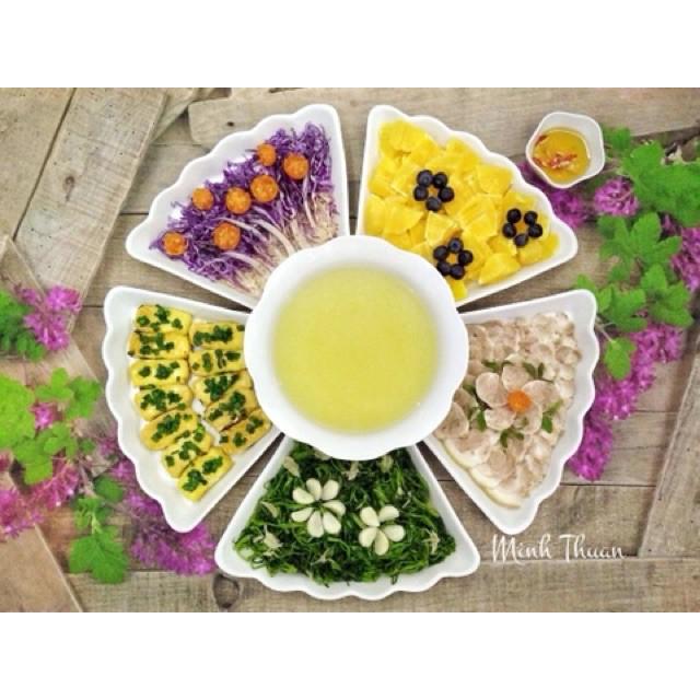 Bộ đĩa hoa mặt trời gốm sứ Bát Tràng size to hàng đẹp, bộ đĩa gốm sứ men trắng tinh