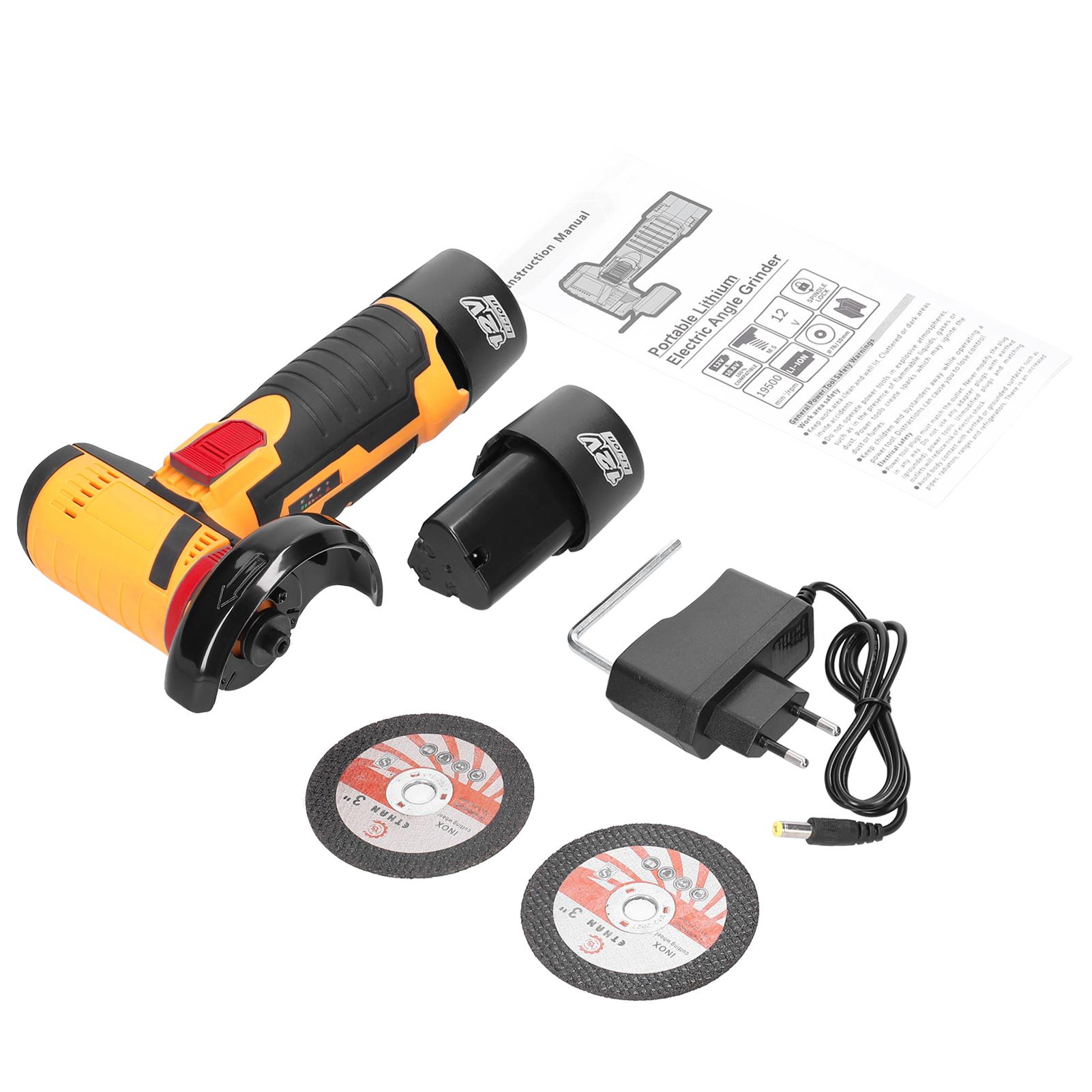 19500rpm Electric Grinding Machine Handheld Multifunctional Mini Grinder for Cutting Polishing Ceramic Tile Wood Stone Steel