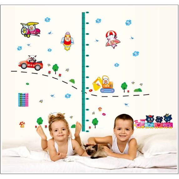 Decal thước đo giao thông cho bé