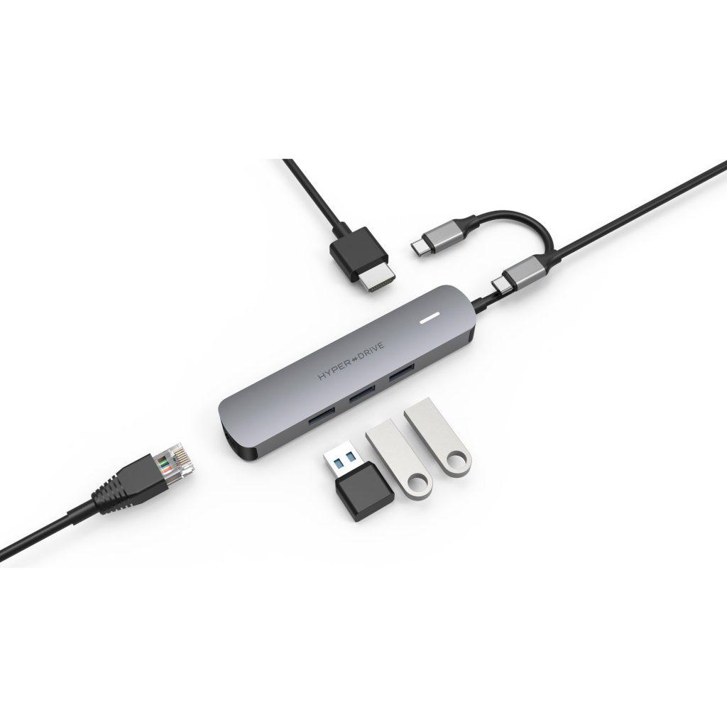 Cổng chuyển Hyperdrive 4K HDMI 6-in-1 USB-C Hub