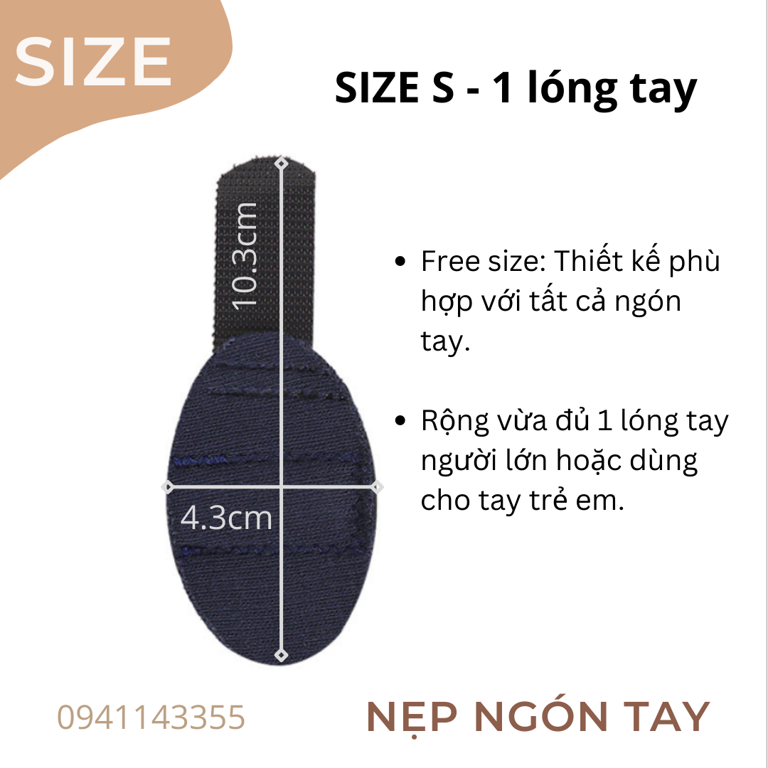 Nẹp ngón tay Envysleep cố định, giữ khớp xương cho ngón gãy trật gân, BỘ 1 CÁI