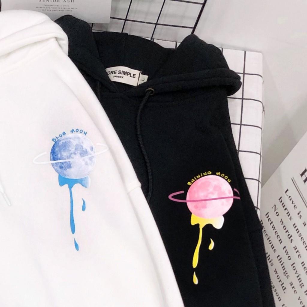 Áo Hoodie Nỉ - Áo Khoác Nỉ Nam Nữ Unisex SHININGMOON 2 Màu Cực Hot - LP.STORE