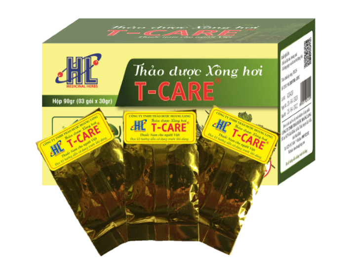 Thảo dược Xông hơi T-Care 90gr (Giải cảm, hạ sốt - Cải thiện tuần hoàn máu, giảm mệt mỏi cho người mới ốm dậy, phụ nữ sau sinh - Bài trừ độc tố, thanh lọc cơ thể)