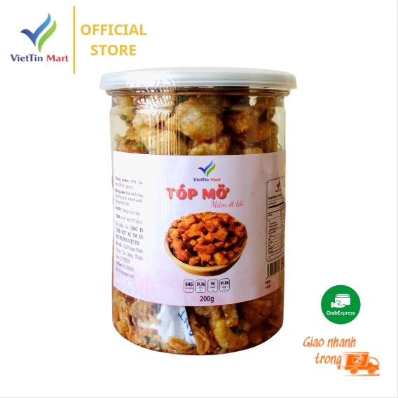 Tóp Mỡ Thịt Liền Da Sốt Mắm Tỏi VIETTINMART 200G