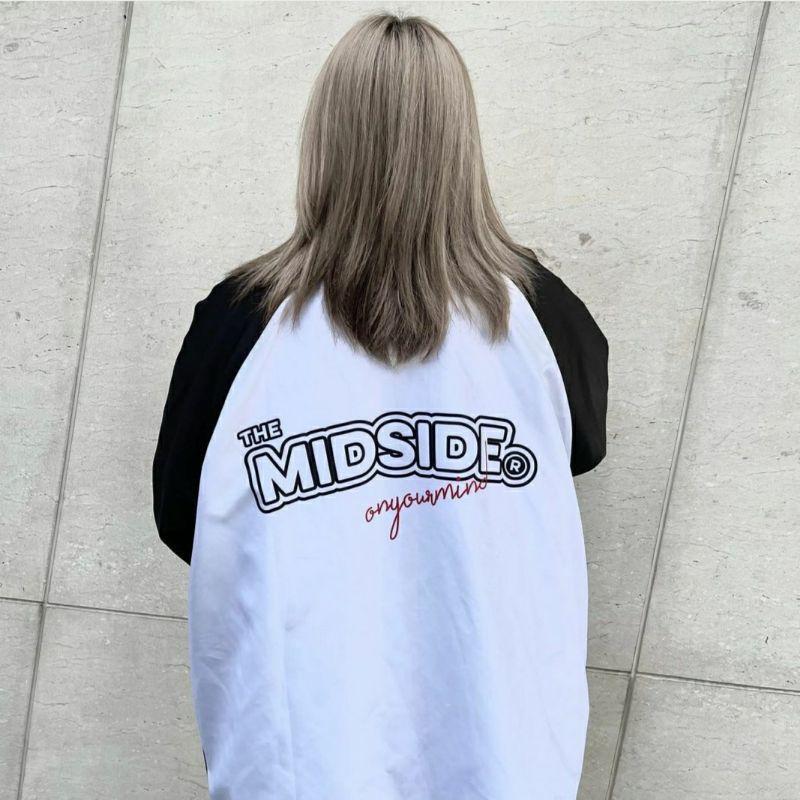 Áo Khoác Dù TMS LOGO MIDSIDE Nam Nữ Ulzzang Unisex Form Rộng Bomber Jacket