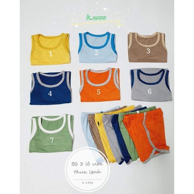 Bộ thun lạnh cho bé trai bé gái