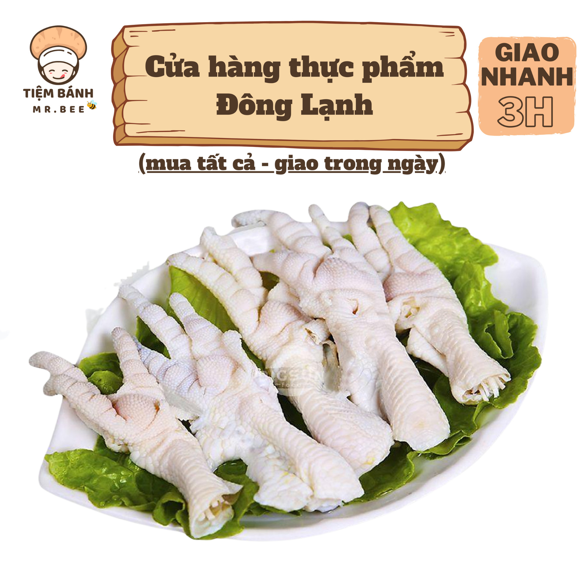 – Chân Gà Rút Xương làm sạch – 1kg