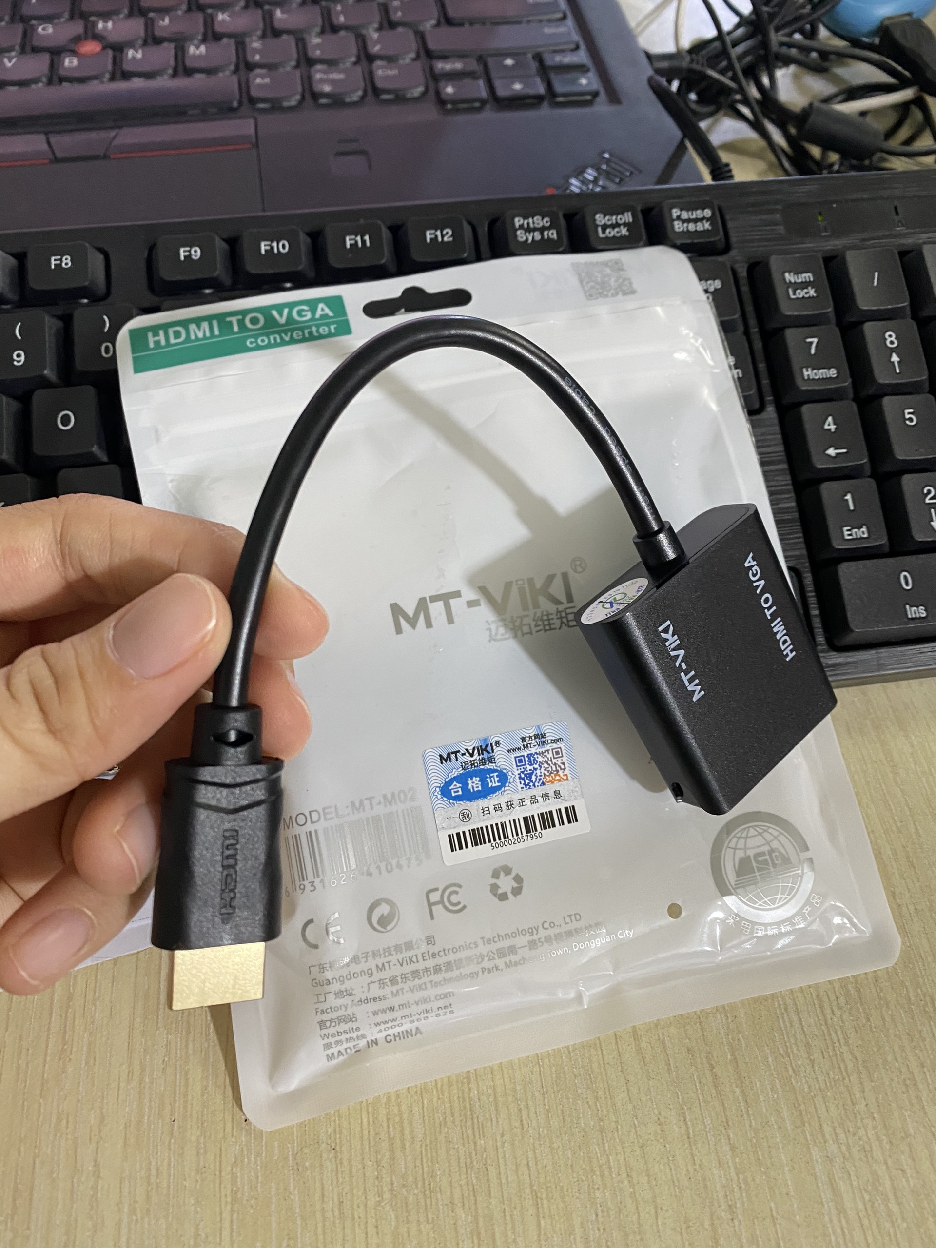 Dây chuyển hdmi sang vga