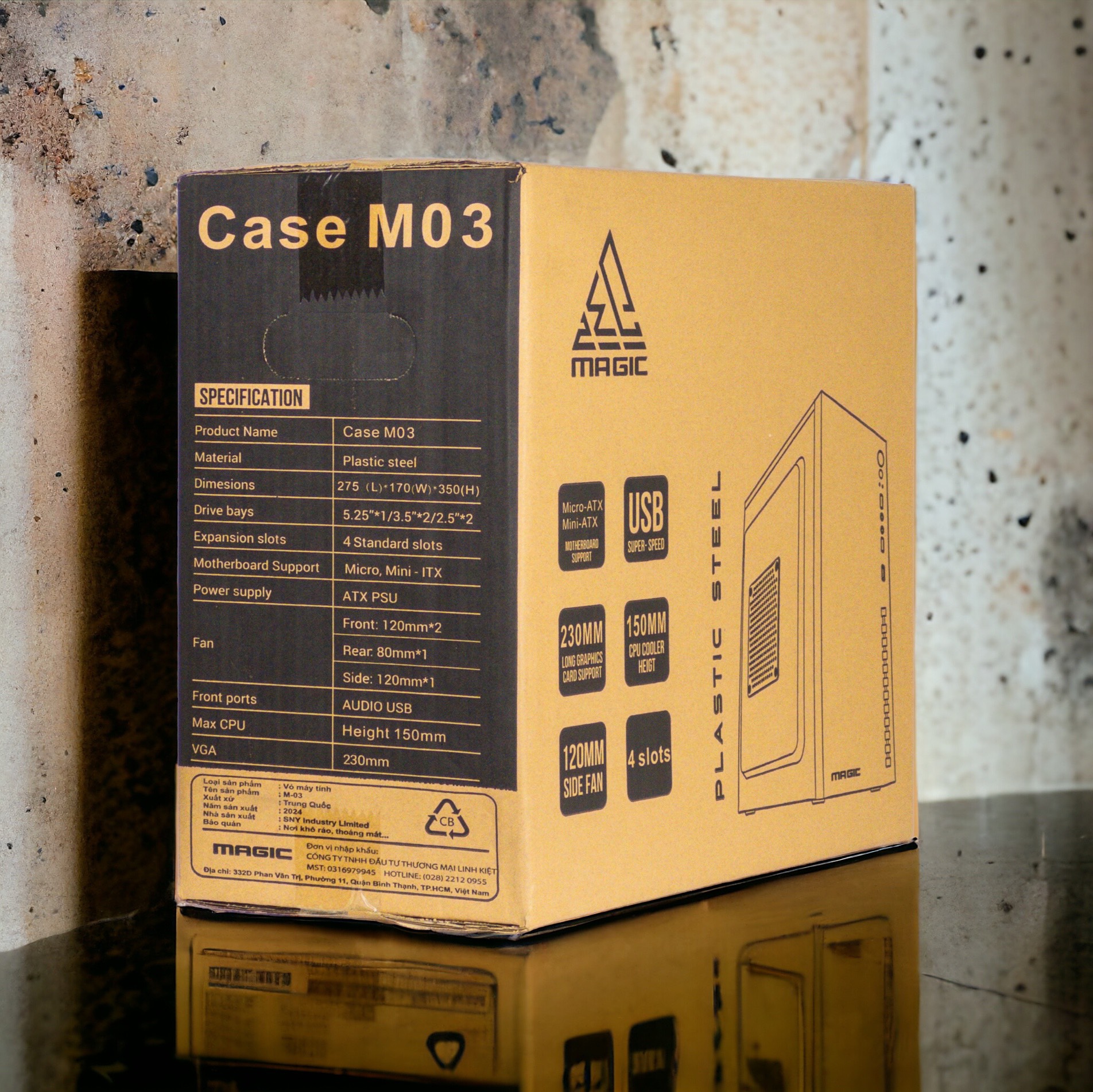 CASE MAGIC M-03 (MATX) - Hàng chính hãng