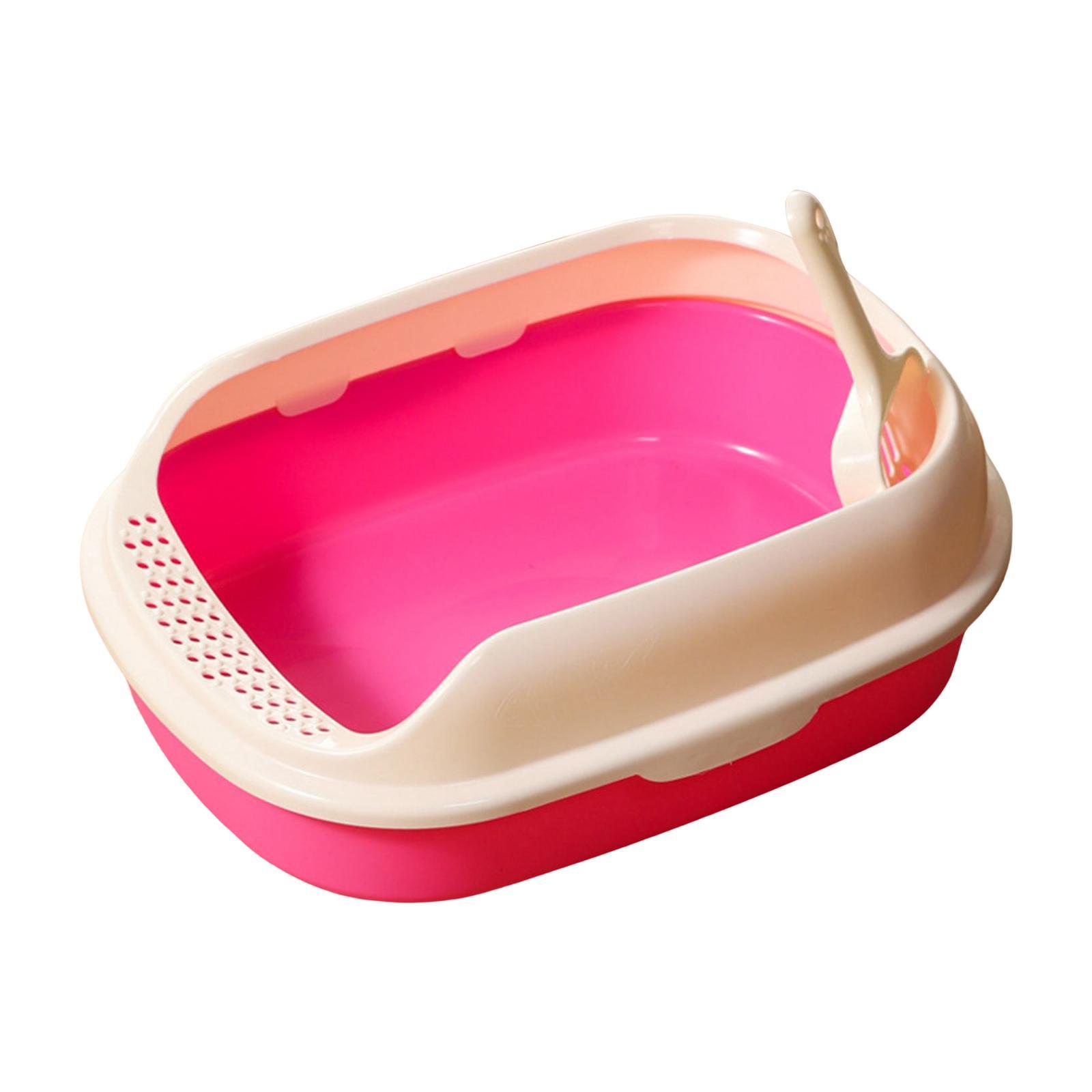 Cat Litter Box Kitten Toilet Pet Litter Tray Bedpan Cat Litter Container