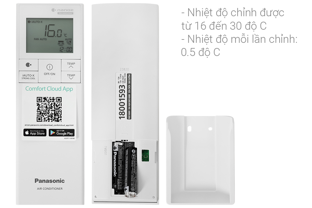 Máy lạnh Panasonic Inverter 1 HP CU/CS-XU9ZKH-8 - Hàng chính hãng - Chỉ giao HCM