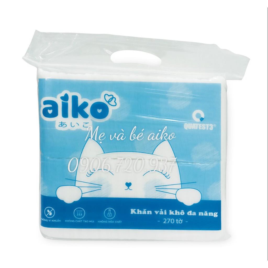 Combo 5 Gói Khăn Vải Khô Đa Năng AIKO - Gói 300g