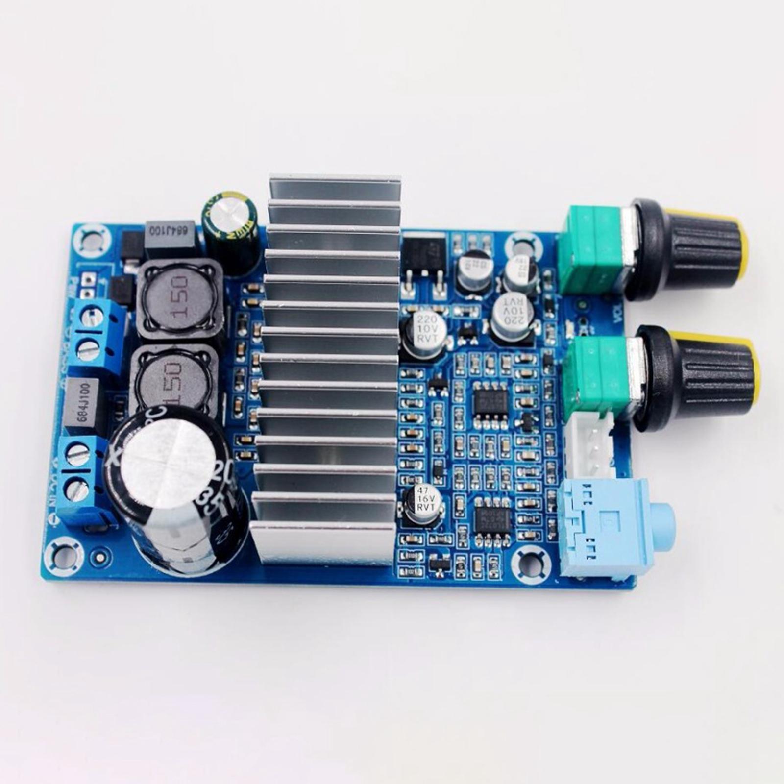 Amplifier Board 100W DC12-24V Stereo Subwoofer Audio for Home Audio DIY Car