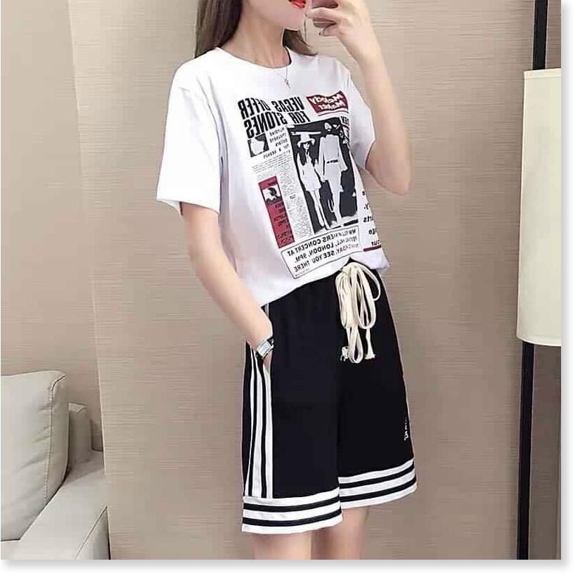 QUẦN SHORT NỮ KẺ SỌC CÁ TÍNH CHẤT THUN CO GIẢN 4 CHIỀU THOÁNG MÁT TRANG NEMO 36 FASHION