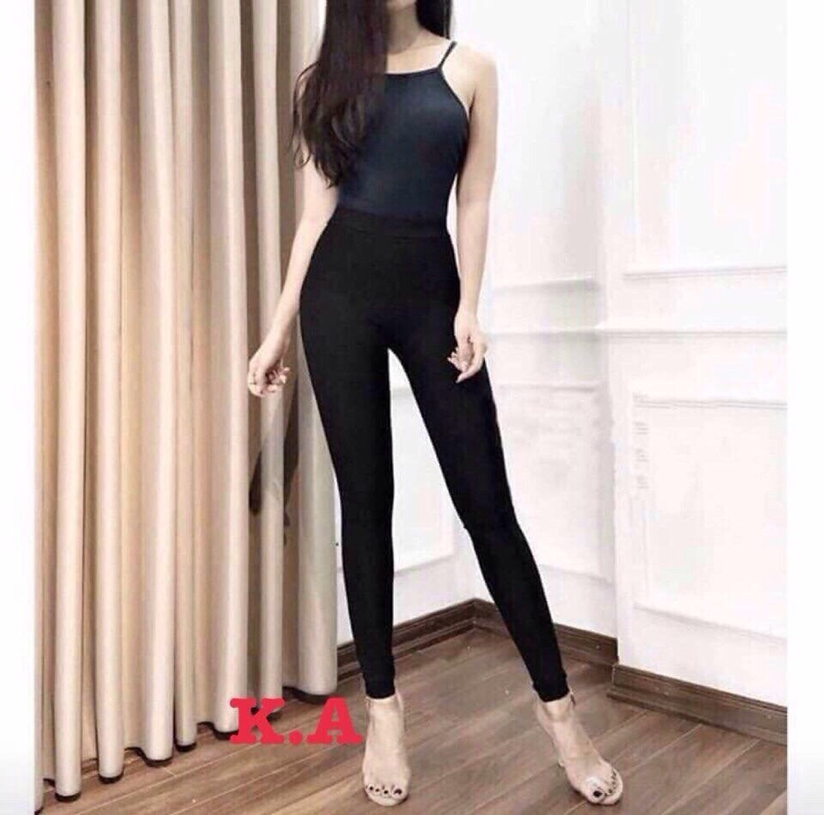 Quần legging dài nâng mông cao cấp tôn dáng