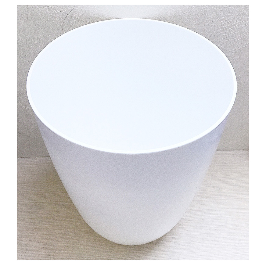 3 Chậu Nhựa Bom Trơn 300x400, KT: 30x40 Cm, Hình Tròn, Màu Trắng Trồng Hoa, Cây Cảnh