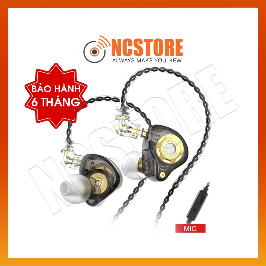 [NC] Tai nghe TRN MT1 PRO Hifi In Ear | Siêu Bass | Driver Thế Hệ Mới | NGHE TẠP | Nghe Nhạc Lossless | Có Mic | Hàng Chính Hãng