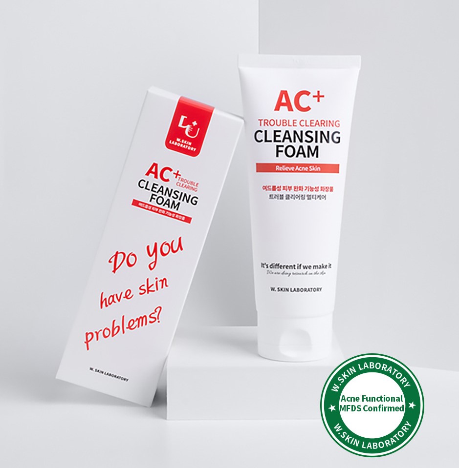 Sữa rửa mặt cho da mụn AC+ TROUBLE CLEARING CLEANSING FOAM