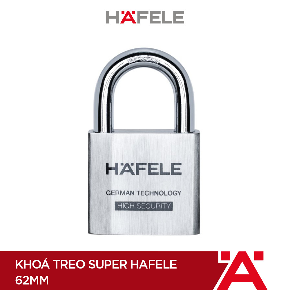 Khoá treo super 62mm Hafele - 482.01.972 (Hàng chính hãng)