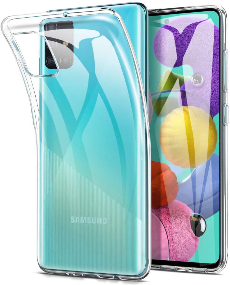 Ốp lưng silicon dẻo trong suốt Loại A cao cấp cho Samsung Galaxy A51