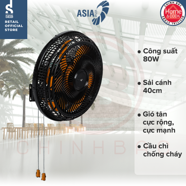 Quạt Turbo ASIAvina - Quạt treo turbo ASIAvina LTB1601 - Hàng chính hãng