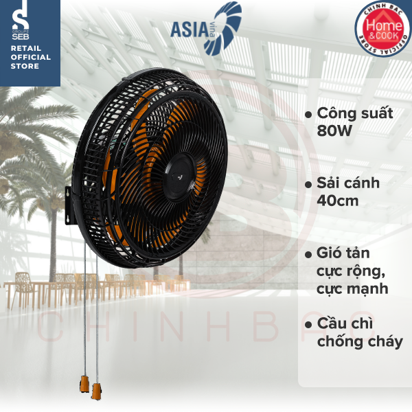 [ASIAvina] Quạt Turbo ASIAvina - Quạt treo turbo ASIAvina LTB1601 - Hàng chính hãng