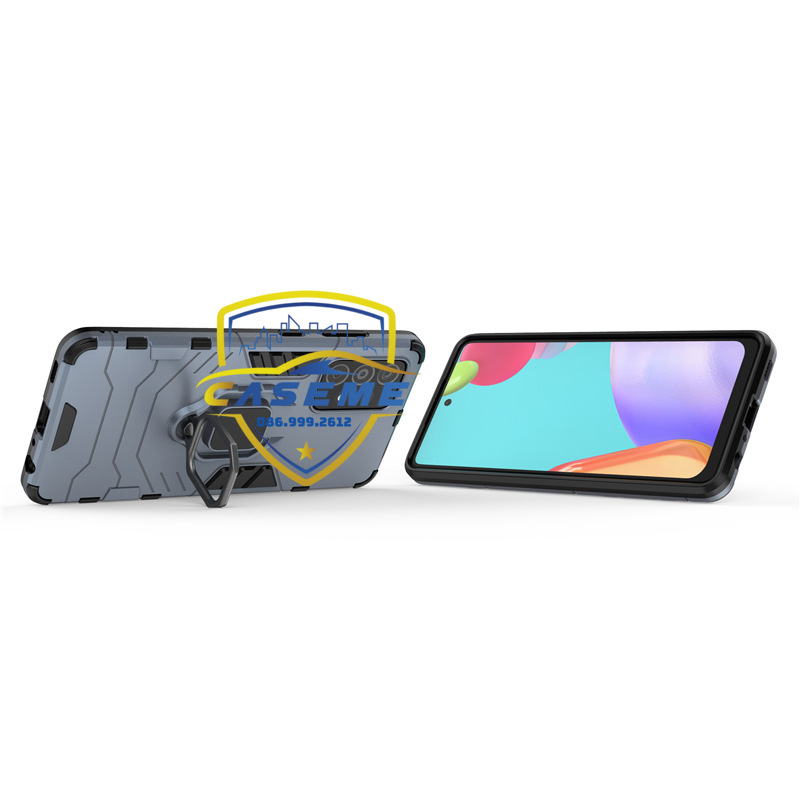 Ốp lưng dành cho Samsung Galaxy A52s Iron Man iRing Nhựa PC cứng viền dẻo chống sốc cao cấp
