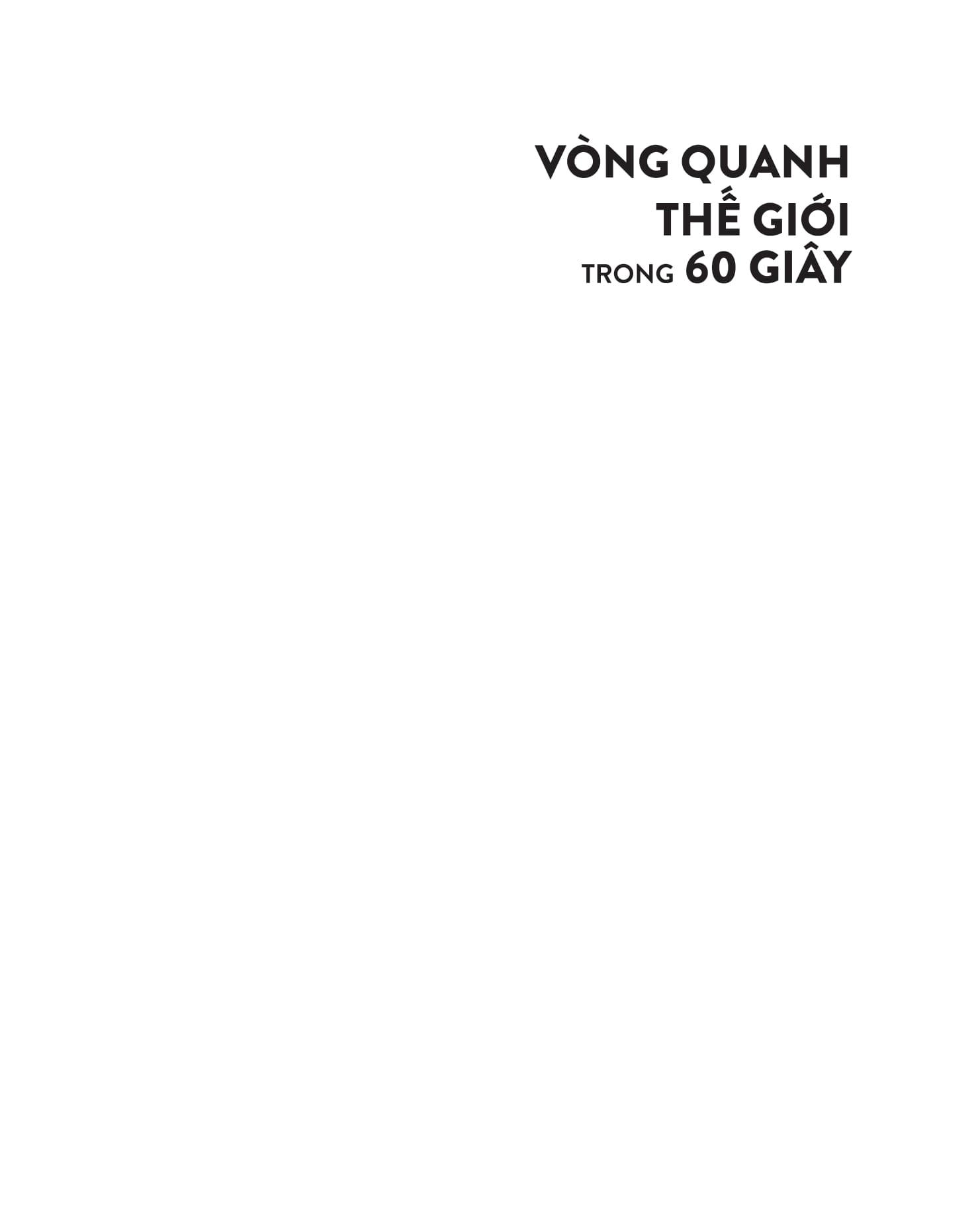 Vòng Quanh Thế Giới Trong 60 Giây