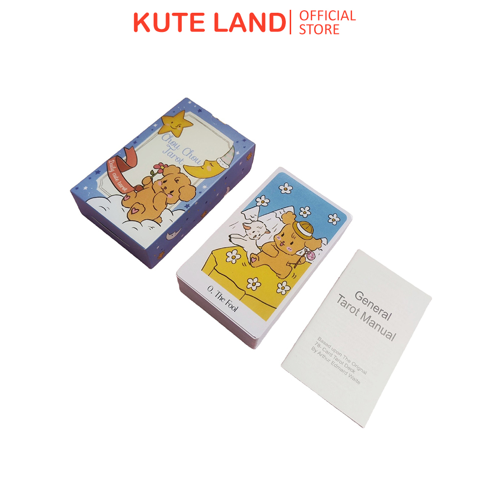 [Size Gốc] Bài Tarot Chou Chou 78 lá bài 7x12 Cm