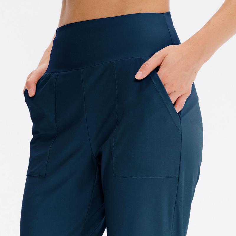 Lưng Cao, Dài Thấm Hút Mồ Hôi Cho Đường Chạy Quần Tập Luyện Thon Gọn Quần Jogger Quần Tập Yoga Quần Âu