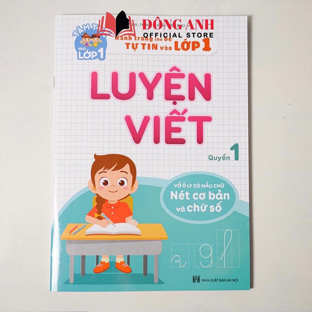 Sách - Combo 2 quyển Luyện Viết - Hành trang cho bé tự tin vào lớp 1