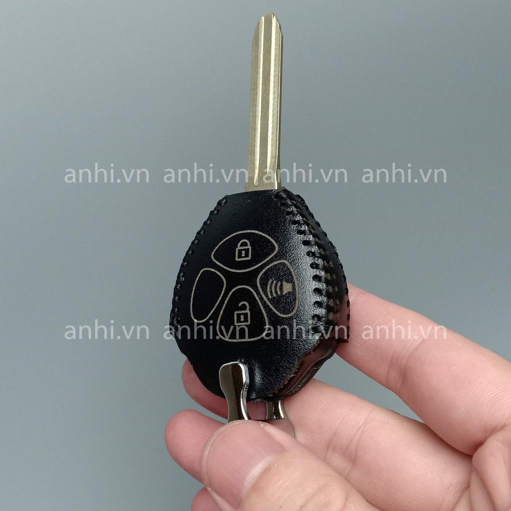 Bao da dành cho chìa khoá Toyota Altis, Fortuner, Innova - Handmade