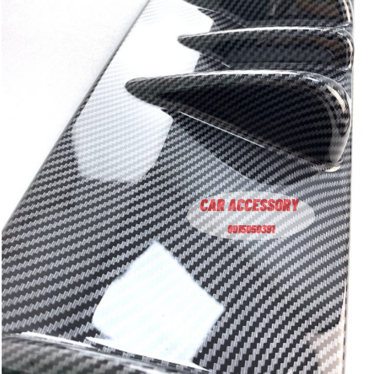 Lip sau cản sau ô tô lippo vây cá mập lắp chung các dòng xe cánh gió thể thao