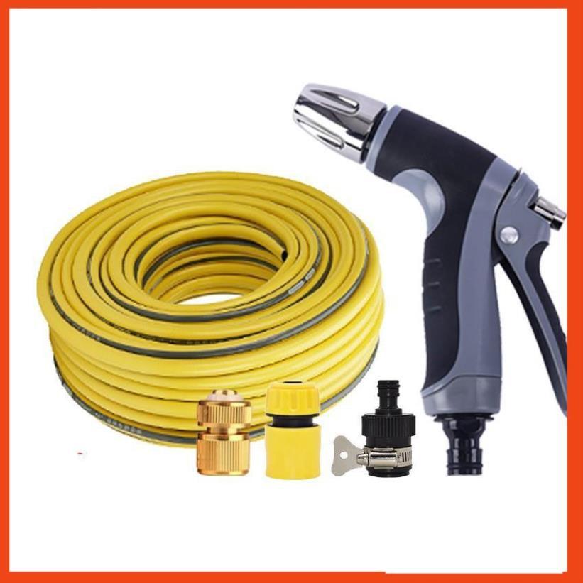 Bộ dây và vòi xịt rửa xe tưới cây tăng áp 7-10M 206817