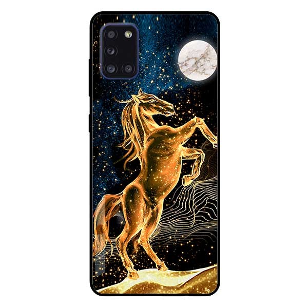 Ốp lưng dành cho Samsung A31 mẫu Chú Ngựa Vàng