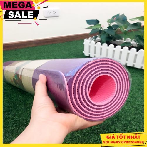 Thảm Tập Yoga 2 Lớp - Tặng Kèm Túi Đựng Thảm - Giao Hàng Toàn Quốc