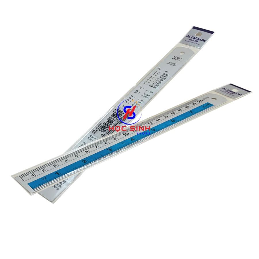 Thước Nhôm 15cm, 20cm Độ Chính Xác Cao, Chất liệu Cao Cấp