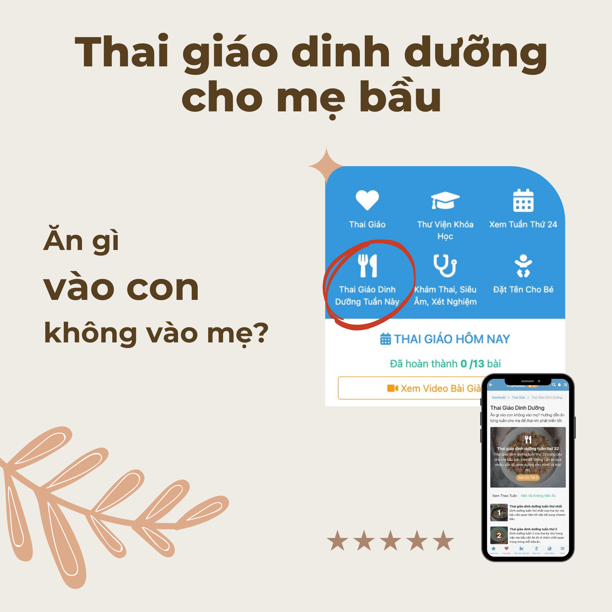 Khóa học Thai giáo Mamibabi toàn tập 280 ngày yêu thương