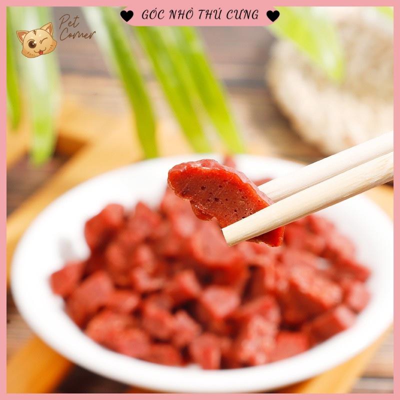 Snack thịt bò viên cho chó cưng