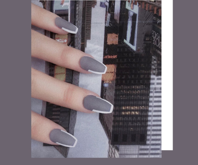 Bộ 24 móng tay giả nail thơi trang như hình