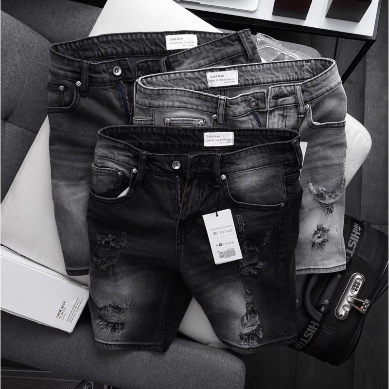 Quần Jean Nam xuất xịn | Quần short jean vnxk cao cấp 4 màu