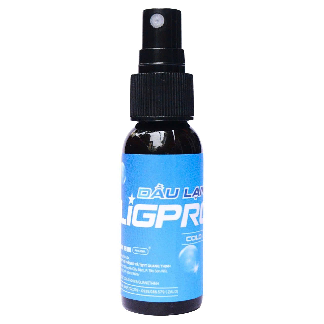Chai xịt lạnh xoa bóp Ligpro 30ml, giảm đau sau chấn thương