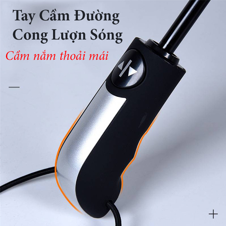 Hình ảnh Dù Bấm 2 Chiều Tự Động Mở Và Thu Loại Vải Dày Rộng 1m Có 10 Nan - Ô Gấp Gọn Che Mưa Nắng Chống Tia Cực Tím, Tia Uv