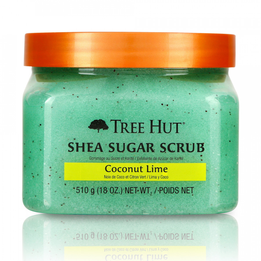 Tẩy tế bào chết cơ thể Tree Hut Shea Sugar Scrub Coconut Lime