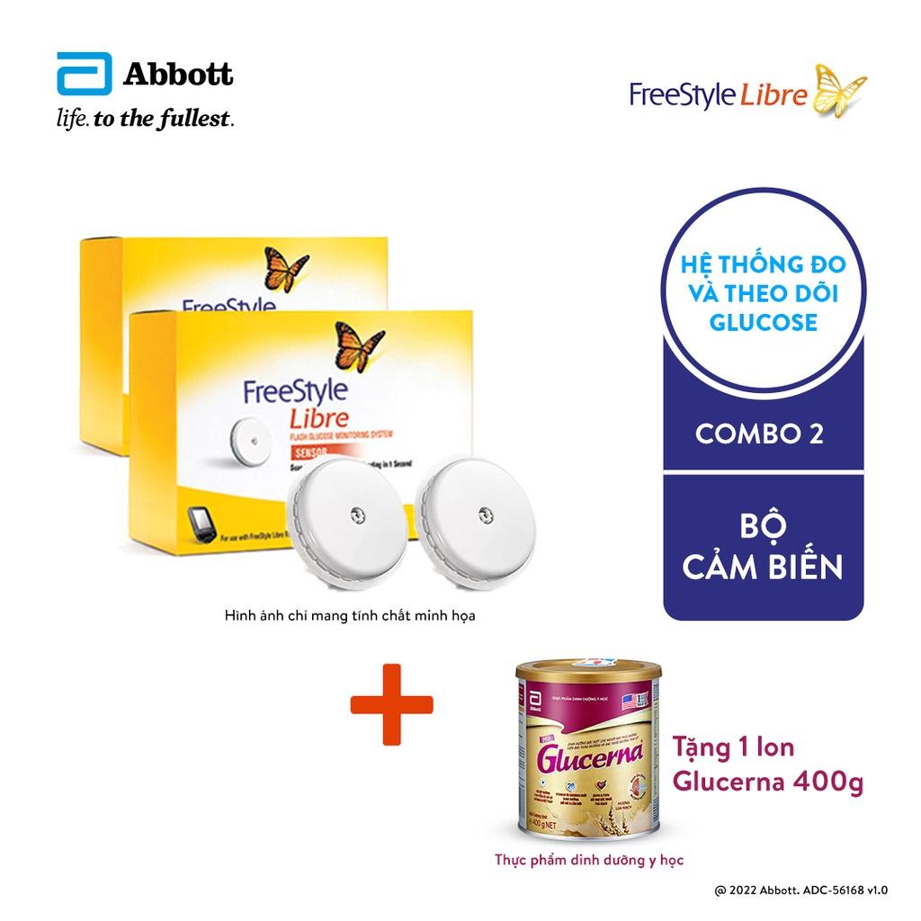 Combo 2 bộ cảm biến FreeStyle Libre tặng 1 lon sữa Glucerna 400 gram