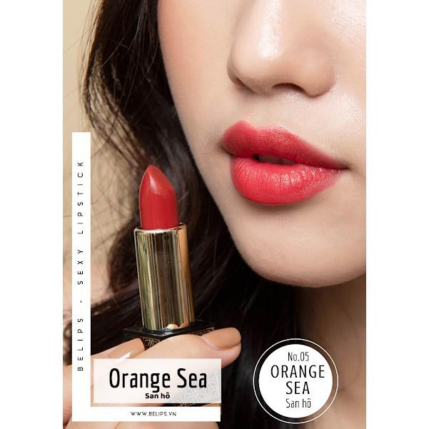 Son Lì dạng thỏi San Hô Orange Sea Belips Sexy Lipstick (3,7G)