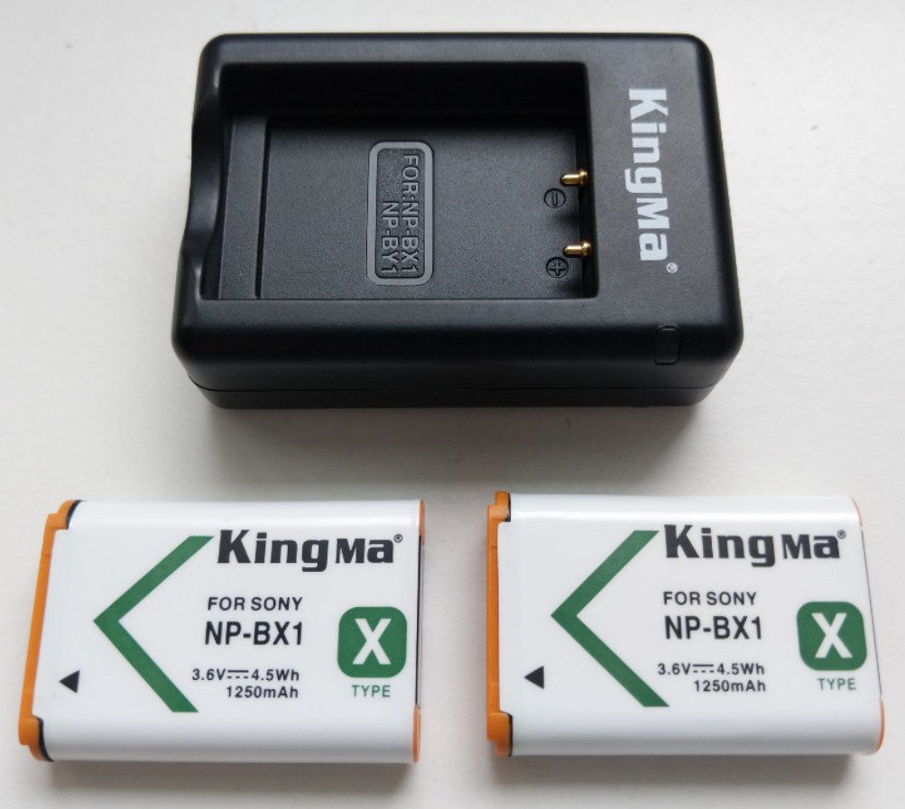 Combo 2 pin 1 sạc đôi Kingma for Sony NP-BX1 - Hàng chính hãng