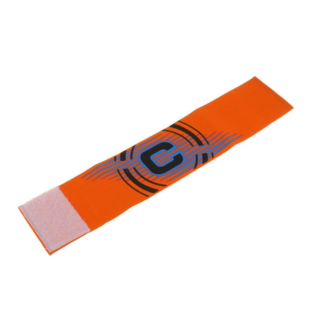 3-5pack Captain Armband Football Soccer Sports Adjustable Arm Bands Orange